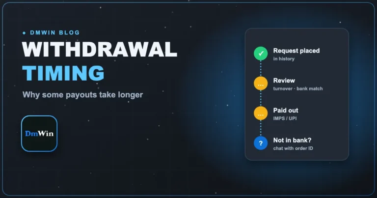 DmWin Withdrawal Time: Why Some Payouts Take Longer